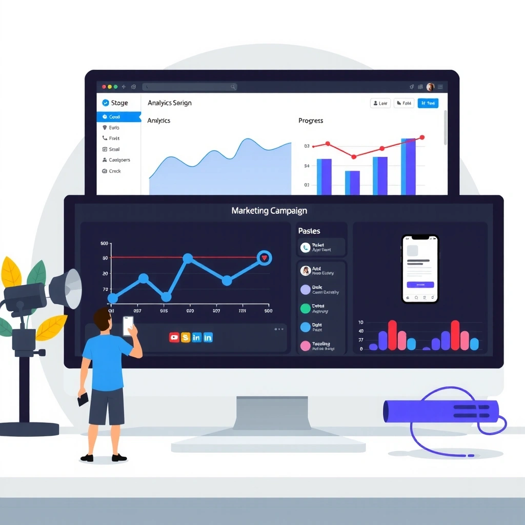 Marketing campaign implementation and optimization process