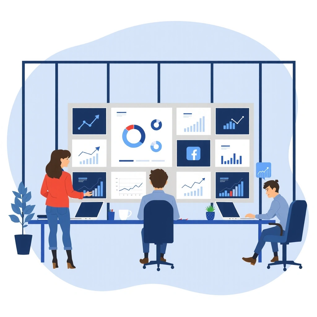 Digital marketing solutions background